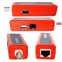 ILCT-53 Network Cable Tester RJ45 RJ11 BNC 1394 Line Phone Wire Tracker - Instrulife