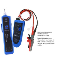 ILCT-709 Wire Tone Tracker RJ45 RJ11 Cable Coaxial Emitter with Alligator - Instrulife