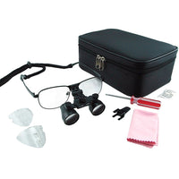 ILDL-769N 3.5x Magnification Dental Loupe, Galilean Style Nickel Alloy Frame, Dental Surgical Medical Binocular, 60mm Field of View + 55mm Depth of Field + 420mm Working Distance, Flip-Up Flexible Optical Glass Loupe Dentistry - Instrulife
