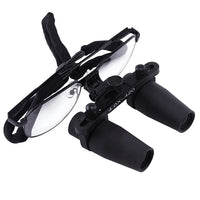 ILDL-849N 4.0x Magnification Dental Loupes, Prismatic Keplerian Style Nickel Alloy Frame, Dental Surgical Medical Binocular, 40mm Depth of Field+ 65mm Field of View+ 420mm Working Distance Loupe, Flip-Up Flexible Optical Glass Loupe Dentistry - Instrulife