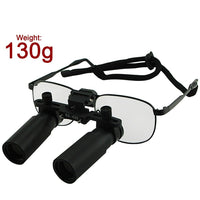 ILDL-770N 6.0x Magnification Dental Loupes, Prismatic Keplerian Style Nickel Alloy Frame, Dental Surgical Medical Binocular, 45mm Field of View+ 25mm Depth of Field Loupe+ 420mm Working Distance, Flip-Up Flexible Optical Glass Loupe Dentistry - Instrulife