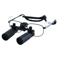ILDL-770N 6.0x Magnification Dental Loupes, Prismatic Keplerian Style Nickel Alloy Frame, Dental Surgical Medical Binocular, 45mm Field of View+ 25mm Depth of Field Loupe+ 420mm Working Distance, Flip-Up Flexible Optical Glass Loupe Dentistry - Instrulife