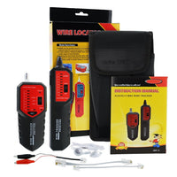 ILCT-712 RJ45 RJ11 BNC Wire Tracker Locator - Wire Sorting Hunting Circuit Status Checking Tracing STP UTP Network Telephone Coax Cable Tester Finder with Complete AC interference Rejection Error Locator Cable Mapping - Instrulife