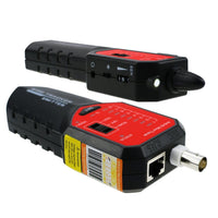 ILCT-712 RJ45 RJ11 BNC Wire Tracker Locator - Wire Sorting Hunting Circuit Status Checking Tracing STP UTP Network Telephone Coax Cable Tester Finder with Complete AC interference Rejection Error Locator Cable Mapping - Instrulife