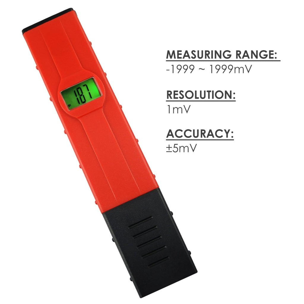 ILWQ-22 Pen-type Redox Meter Digital LCD Pool Aquarium ORP Water Quality Tester with Backlight - Instrulife