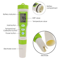 ILWQ-301 Pensize ORP Redox Tester -1200~1200mV Water Quality Measurement ±2mV High Accuracy Oxidation Reduction Potential Meter - Instrulife