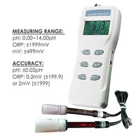 ILWQ-877 3-in-1 Heavy Duty pH, mV & Temperature Meter w/ auto buffer recognition - Instrulife