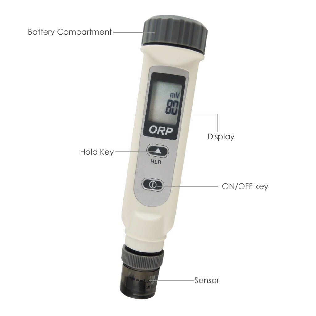 ILWQ-115 ORP Meter Pen Type Redox 999mV Waterproof IP65 Digital Water Treatment Tester - Instrulife