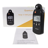 ILLX-355 Light PAR Meter Advanced Quantum Sensor Measure Grow Light Intensity Lux Meter PPFD Tester for Indoor and Outdoor Plant Photosynthetic Activity - Instrulife