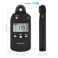 ILLX-355 Light PAR Meter Advanced Quantum Sensor Measure Grow Light Intensity Lux Meter PPFD Tester for Indoor and Outdoor Plant Photosynthetic Activity - Instrulife