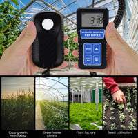 ILLX-380 Quantum PAR Meter Photo Synthetically Active Radiation PPFD Tester for Plant Lighting Horticulture, Research Study of Indoor and Outdoor Plants - Instrulife