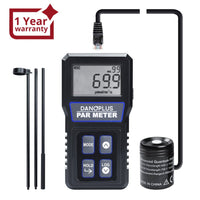 ILLX-414 Full-Spectrum Quantum PAR Meter Waterproof Sensor IP68 for Aquarium Reef Tank Plants PPFD Tester Indoor Plants, Garden, Farm, Hydroponics Photosynthetic Activity - Instrulife