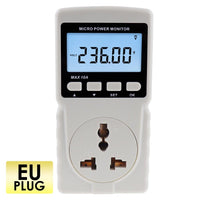 ILPM-282 Digital Power Meter Wattmeter Energy Consumption Meter Watt Voltage Current Frequency Electricity Usage Monitor Plug-in Socket Design - Instrulife