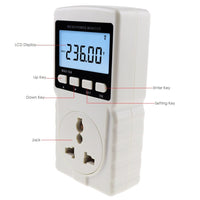 ILPM-282 Digital Power Meter Wattmeter Energy Consumption Meter Watt Voltage Current Frequency Electricity Usage Monitor Plug-in Socket Design - Instrulife