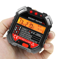 ILPM-340 Socket Tester Receptacle Detector with Red Light Test Result Indicator Outlet Tester for GFCI / Standard 3-Wire 120V Receptacles - Instrulife
