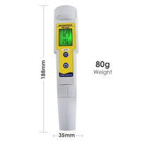 ILWQ-25 Waterproof pH Meter with Auto Buffer Recognition °C °F & Replaceable Electrode - Instrulife