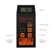 ILWQ-151 Digital pH / ORP mV / Temperature Meter Water Quality Tester with ATC Replaceable pH ORP Electrode Detachable Temperature Probe for Aquarium, Laboratory Test, Hydroponics Water Testing Tool - Instrulife