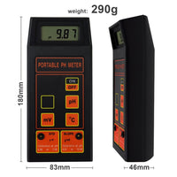 ILWQ-151 Digital pH / ORP mV / Temperature Meter Water Quality Tester with ATC Replaceable pH ORP Electrode Detachable Temperature Probe for Aquarium, Laboratory Test, Hydroponics Water Testing Tool - Instrulife