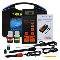 ILWQ-151 Digital pH / ORP mV / Temperature Meter Water Quality Tester with ATC Replaceable pH ORP Electrode Detachable Temperature Probe for Aquarium, Laboratory Test, Hydroponics Water Testing Tool - Instrulife