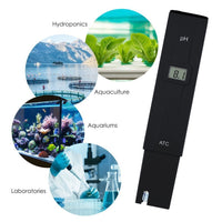 ILWQ-014 Pocket Size 0.0-14.0 pH Meter, Digital Water Quality Tester Pen Type ATC ±0.1pH Measurement, Portable Kit for Household Drinking Water, Swimming Pools, Aquariums, Hydroponics - Instrulife