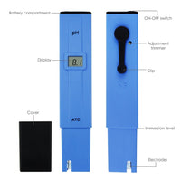 ILWQ-014 Pocket Size 0.0-14.0 pH Meter, Digital Water Quality Tester Pen Type ATC ±0.1pH Measurement, Portable Kit for Household Drinking Water, Swimming Pools, Aquariums, Hydroponics - Instrulife