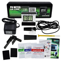 ILWQ-153 Digital pH Monitor Meter ATC 0.00~14.00pH w/ Power Adaptor & 1.5M Long Electrode Probe, Continuous Water Quality Monitoring Tester Kit Aquarium Hydroponics Spa Tank Pool Laboratories Portable - Instrulife