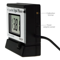 ILWQ-153 Digital pH Monitor Meter ATC 0.00~14.00pH w/ Power Adaptor & 1.5M Long Electrode Probe, Continuous Water Quality Monitoring Tester Kit Aquarium Hydroponics Spa Tank Pool Laboratories Portable - Instrulife