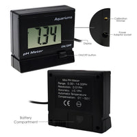 ILWQ-153RE Digital pH Monitor Meter ATC 0~14.00pH Replaceable Electrode Probe BNC Water Quality Monitoring Tester Kit Aquarium Hydroponics Spa Tank Pool Laboratories Mini Portable - Instrulife