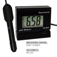 ILWQ-153RE Digital pH Monitor Meter ATC 0~14.00pH Replaceable Electrode Probe BNC Water Quality Monitoring Tester Kit Aquarium Hydroponics Spa Tank Pool Laboratories Mini Portable - Instrulife