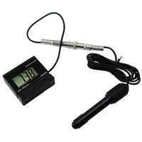 ILWQ-153RE Digital pH Monitor Meter ATC 0~14.00pH Replaceable Electrode Probe BNC Water Quality Monitoring Tester Kit Aquarium Hydroponics Spa Tank Pool Laboratories Mini Portable - Instrulife