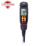 ILWQ-08 Digital Food PH Soil Meter w/ Temperature Measure Acidity Tester for Dough Meat Cheese Bread Fruit High Precision with ATC - Instrulife