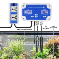 ILWQ-342 Digital PH / ORP Controller with Monitoring and Dosing in Water Digital pH Meter Redox Temp Tester App Remote Online Monitor for Swimming Pool Aquaculture Fishpond - Instrulife