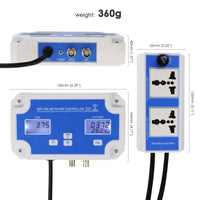 ILWQ-342 Digital PH / ORP Controller with Monitoring and Dosing in Water Digital pH Meter Redox Temp Tester App Remote Online Monitor for Swimming Pool Aquaculture Fishpond - Instrulife