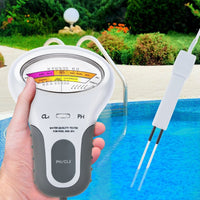 ILWQ-203 Chlorine Tester, PH & Chlorine Cl2 Level Meter Tester Test Monitor Swimming Pool Spa Water monitor Quality Analysis - Instrulife