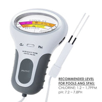 ILWQ-203 Chlorine Tester, PH & Chlorine Cl2 Level Meter Tester Test Monitor Swimming Pool Spa Water monitor Quality Analysis - Instrulife