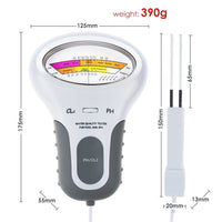ILWQ-203 Chlorine Tester, PH & Chlorine Cl2 Level Meter Tester Test Monitor Swimming Pool Spa Water monitor Quality Analysis - Instrulife