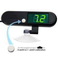 ILWQ-229 Digital Aquarium pH Monitor Meter Tester with Replaceable Electrode, Continuous Monitoring Fish Tank, Aquaculture and Hydroponics - Instrulife
