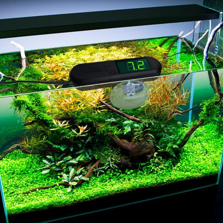 ILWQ-229 Digital Aquarium pH Monitor Meter Tester with Replaceable Electrode, Continuous Monitoring Fish Tank, Aquaculture and Hydroponics - Instrulife