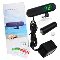 ILWQ-229 Digital Aquarium pH Monitor Meter Tester with Replaceable Electrode, Continuous Monitoring Fish Tank, Aquaculture and Hydroponics - Instrulife