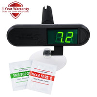 ILWQ-229 Digital Aquarium pH Monitor Meter Tester with Replaceable Electrode, Continuous Monitoring Fish Tank, Aquaculture and Hydroponics - Instrulife