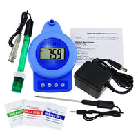 ILWQ-230 Digital Online pH & Temperature Continuous Monitor Meter, Water Quality Monitoring Tester for Aquarium Swimming Pool Tank Hydroponic Pond Spa - Instrulife