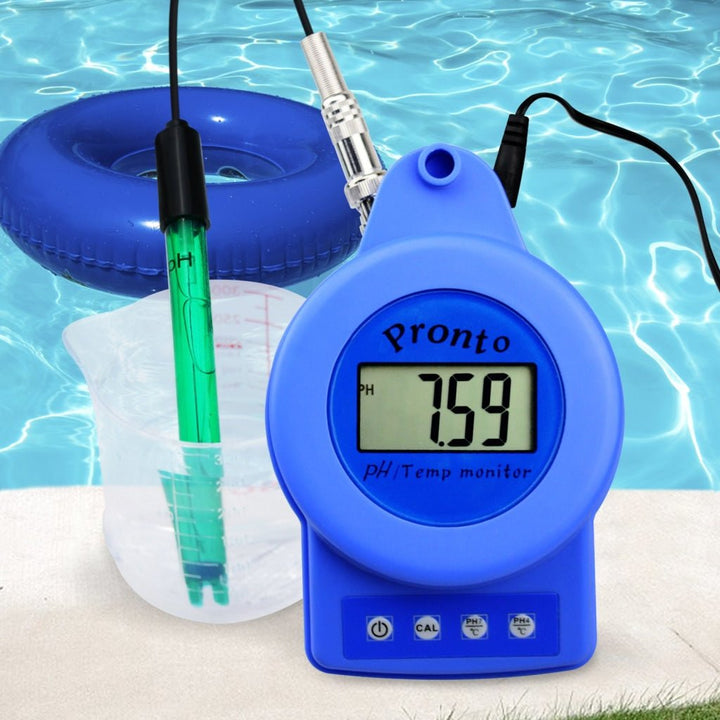 ILWQ-230 Digital Online pH & Temperature Continuous Monitor Meter, Water Quality Monitoring Tester for Aquarium Swimming Pool Tank Hydroponic Pond Spa - Instrulife