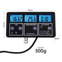 ILWQ-233 6 in 1 Professional Multi-parameter pH/ ORP/ EC/ CF/ TDS PPM/ Temperature Combo Testing Meter, Digital Multi-function Water Quality Monitor Tester - Instrulife