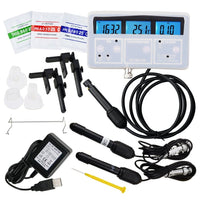 ILWQ-233 6 in 1 Professional Multi-parameter pH/ ORP/ EC/ CF/ TDS PPM/ Temperature Combo Testing Meter, Digital Multi-function Water Quality Monitor Tester - Instrulife
