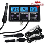 ILWQ-233 6 in 1 Professional Multi-parameter pH/ ORP/ EC/ CF/ TDS PPM/ Temperature Combo Testing Meter, Digital Multi-function Water Quality Monitor Tester - Instrulife