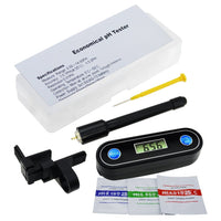 ILWQ-237 Economical pH Pocket Meter Tester Size with Clip, High Accuracy Removable Probe Electrode, Laboratory, School, Aquarium - Instrulife