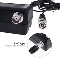 ILWQ-295 2-in-1 Combo pH & Temperature Meter Fish Tank Monitor Thermometer Replaceable BNC pH Electrode for Aquariums Hydroponics Aquaculture Laboratory - Instrulife