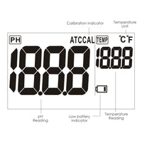 ILWQ-295 2-in-1 Combo pH & Temperature Meter Fish Tank Monitor Thermometer Replaceable BNC pH Electrode for Aquariums Hydroponics Aquaculture Laboratory - Instrulife