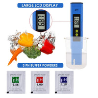 ILWQ-300 Digital Pen type pH Meter Water Quality Liquid Acidity Tester 0.01pH Accuracy for Laboratory, Household Water, Spa, Pool Aquarium - Instrulife