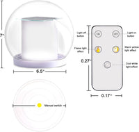 ILWQ-433 Floating Pool Lights Waterproof Solar Powered Night Flame Lights Flickering Pool Accessories IP68 with Remote Control 3 Light Modes Outdoor Decoration Lamp for Pool Porch Courtyard Gardens Lawns - Instrulife